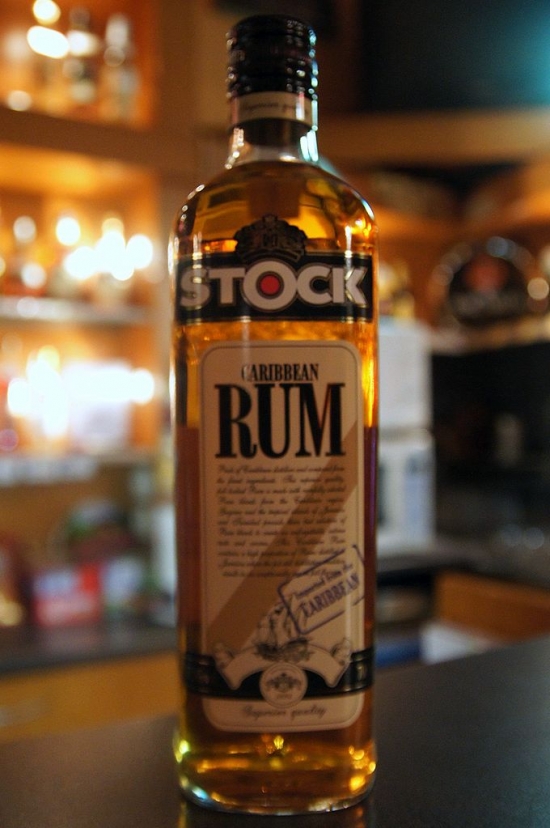 Stock Caribbean Rum Spirits